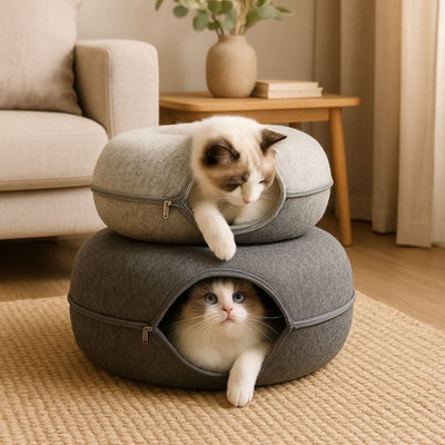 Donut Tunnel Toy - Cat Cave
