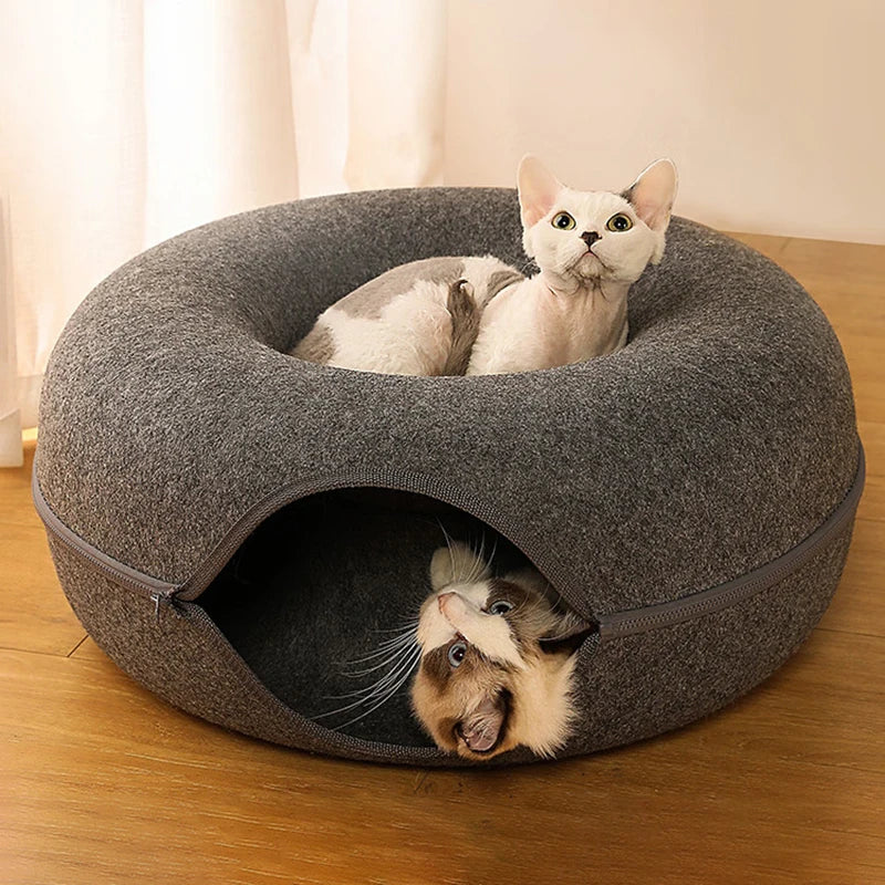 Donut Tunnel Toy - Cat Cave